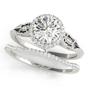 Halo Diamond Engagement Ring