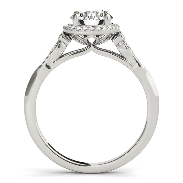 Halo Diamond Engagement Ring