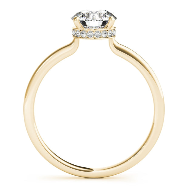 14K Yellow Gold 1 ct tw Solitaire Diamond Engagement Ring