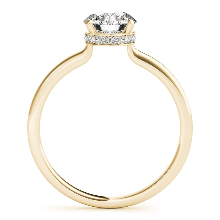 14K Yellow Gold 1 ct tw Solitaire Diamond Engagement Ring