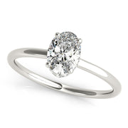 Platinum 1/10 ct tw Halo Diamond Engagement Ring