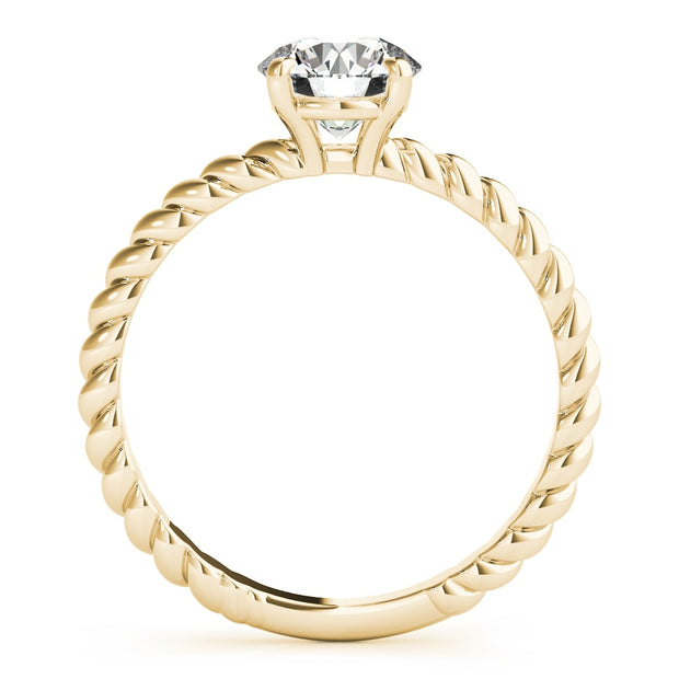 14K Yellow Gold 1 ct tw Solitaire Diamond Engagement Ring