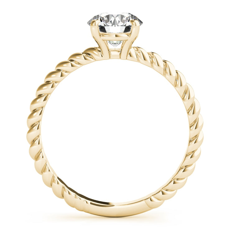 14K Yellow Gold 1 ct tw Solitaire Diamond Engagement Ring