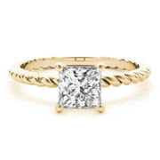 14K Yellow Gold 5/8 ct tw Solitaire Diamond Engagement Ring