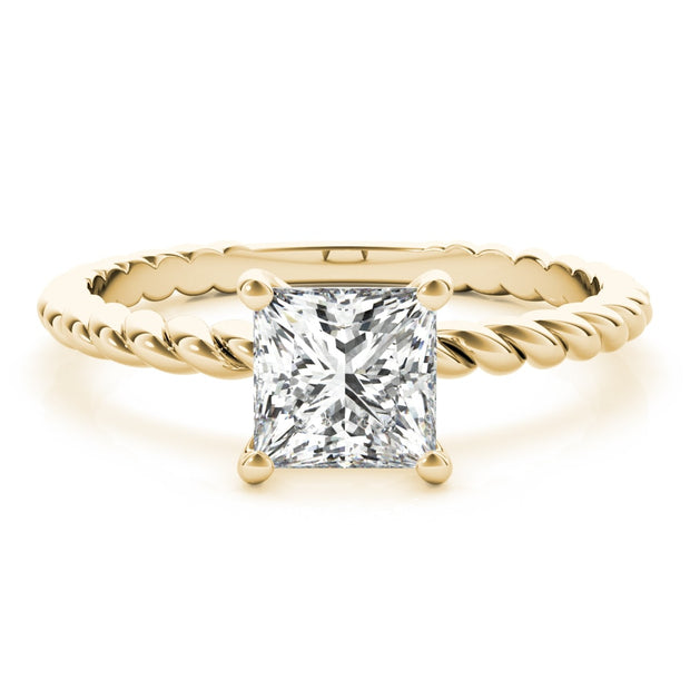 14K Yellow Gold 5/8 ct tw Solitaire Diamond Engagement Ring