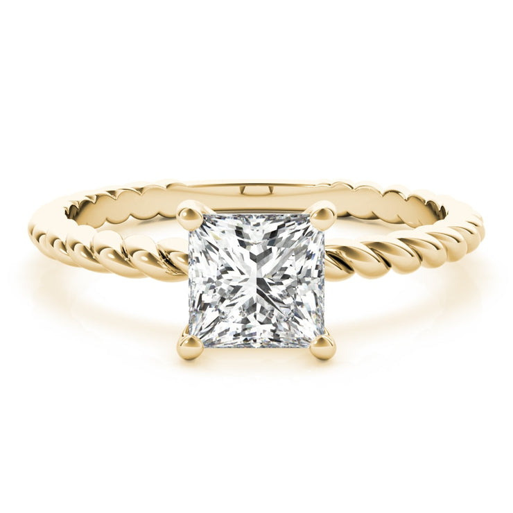 14K Yellow Gold 5/8 ct tw Solitaire Diamond Engagement Ring