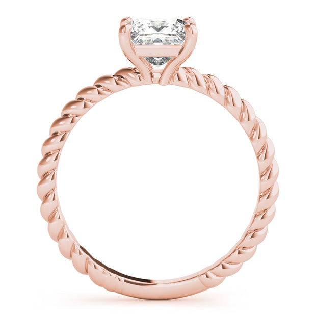 14K Rose Gold 5/8 ct tw Solitaire Diamond Engagement Ring