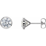 14K White 1/3 CTW Natural Diamond Cocktail-Style Stud Earrings