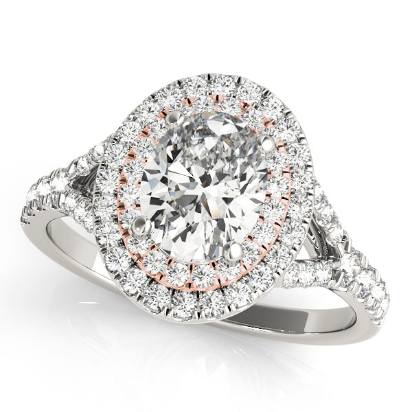 Halo Diamond Engagement Ring