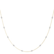 14K Rose Gold 1 ct tw Fashion Diamond Necklace