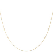 14K Yellow Gold 1 ct tw Fashion Diamond Necklace