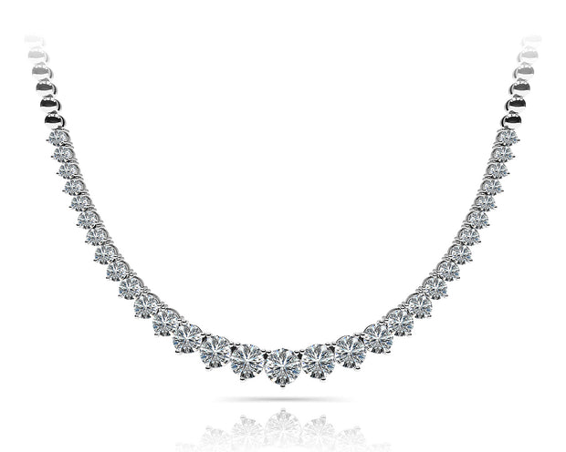 18K White Gold 2 ct tw Fashion Diamond Necklace