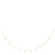 14K Yellow Gold 1 1/3 ct tw Fashion Diamond Necklace