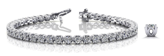 Platinum 2 1/6 ct tw Fashion Diamond Bracelet