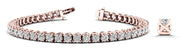 14K Rose Gold 10 3/4 ct tw Fashion Diamond Bracelet