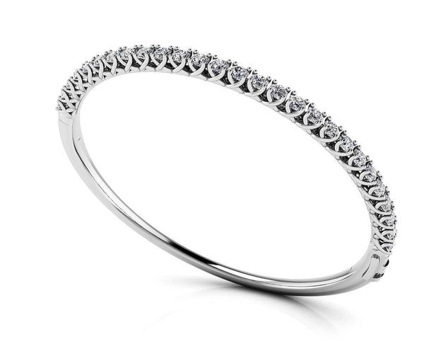 14K White Gold 1 3/4 ct tw Fashion Diamond Bracelet