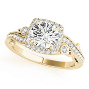 Halo Diamond Engagement Ring