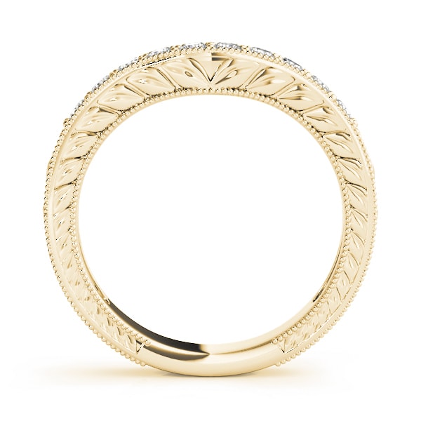 14K Yellow Gold 1/2 ct tw Diamond Wedding Ring