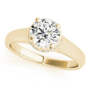 18K Yellow Gold 1 ct tw Solitaire Diamond Engagement Ring