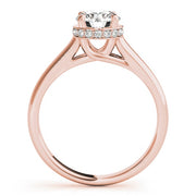 14K Rose Gold 1 ct tw Solitaire Diamond Engagement Ring