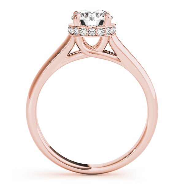 14K Rose Gold 1 ct tw Solitaire Diamond Engagement Ring
