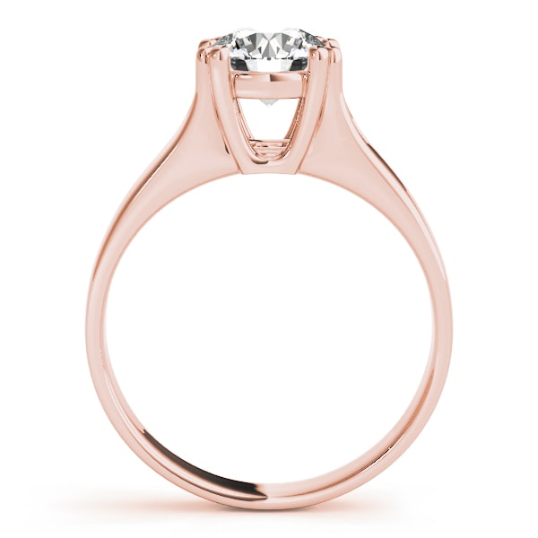 14K Rose Gold 1 ct tw Solitaire Diamond Engagement Ring