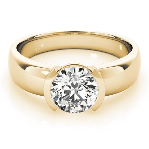 14K Yellow Gold 1 ct tw Solitaire Diamond Engagement Ring