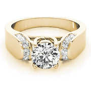18K Yellow Gold 1 1/3 ct tw Solitaire Diamond Engagement Ring
