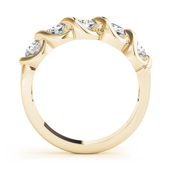 14K Yellow Gold 1 ct tw Diamond Wedding Ring