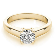 18K Yellow Gold 1 ct tw Solitaire Diamond Engagement Ring
