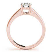18K Rose Gold 1 ct tw Solitaire Diamond Engagement Ring