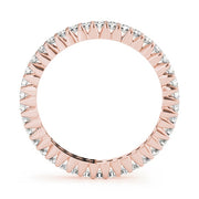 14K Rose Gold 3/4 ct tw Diamond Wedding Ring