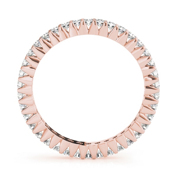 14K Rose Gold 3/4 ct tw Diamond Wedding Ring