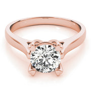 14K Rose Gold 1 ct tw Solitaire Diamond Engagement Ring