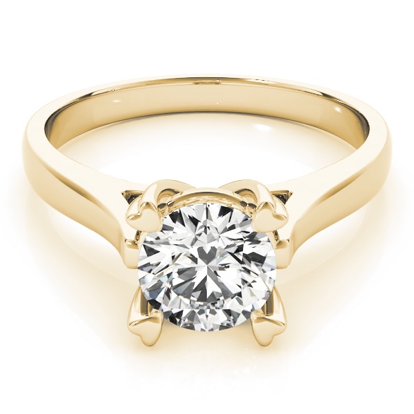 14K Yellow Gold 1 ct tw Solitaire Diamond Engagement Ring