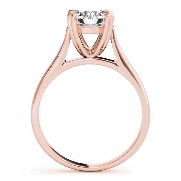 14K Rose Gold 1 ct tw Solitaire Diamond Engagement Ring