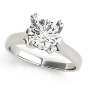 14K White Gold 1 ct tw Solitaire Diamond Engagement Ring