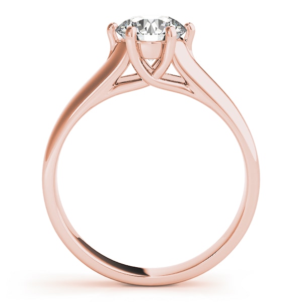 14K Rose Gold 1 ct tw Solitaire Diamond Engagement Ring