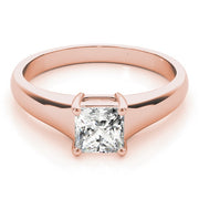 14K Rose Gold 3/4 ct tw Solitaire Diamond Engagement Ring