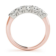14K Rose Gold 1 ct tw Diamond Wedding Ring