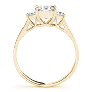 14K Yellow Gold 1 ct tw Three Stone Diamond Engagement Ring