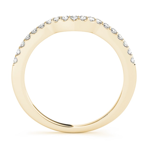 18K Yellow Gold 1/5 ct tw Diamond Wedding Ring