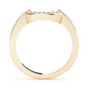 18K Yellow Gold 1/5 ct tw Diamond Wedding Ring