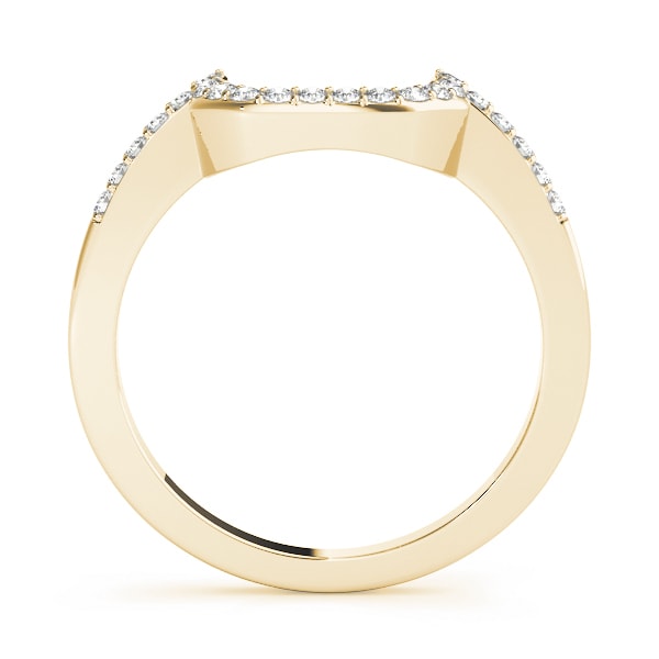 18K Yellow Gold 1/5 ct tw Diamond Wedding Ring