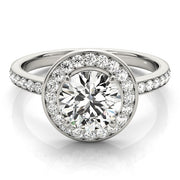 Halo Diamond Engagement Ring