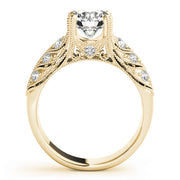 18K Yellow Gold 1 3/4 ct tw Vintage Diamond Engagement Ring