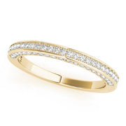 14K Yellow Gold 3/8 ct tw Diamond Wedding Ring