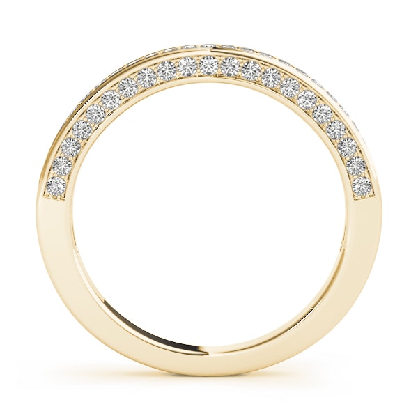18K Yellow Gold 3/8 ct tw Diamond Wedding Ring
