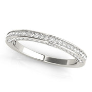 14K White Gold 3/8 ct tw Diamond Wedding Ring