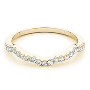 18K Yellow Gold 1/5 ct tw Diamond Wedding Ring